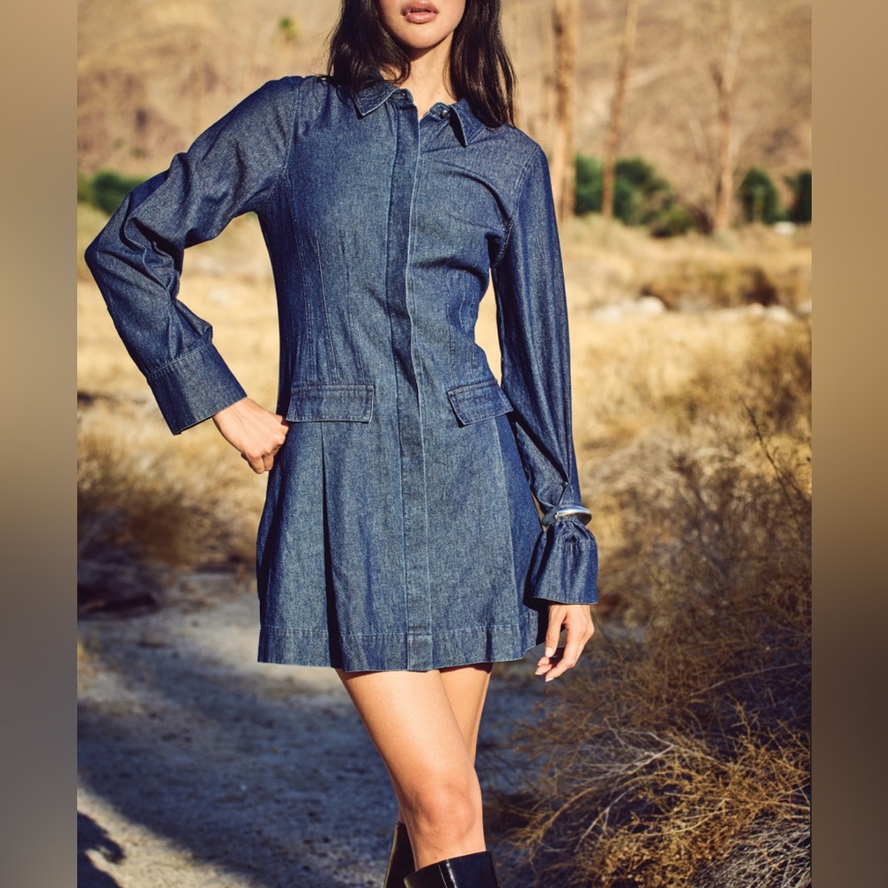Derek Lam Denim Shirt Dress